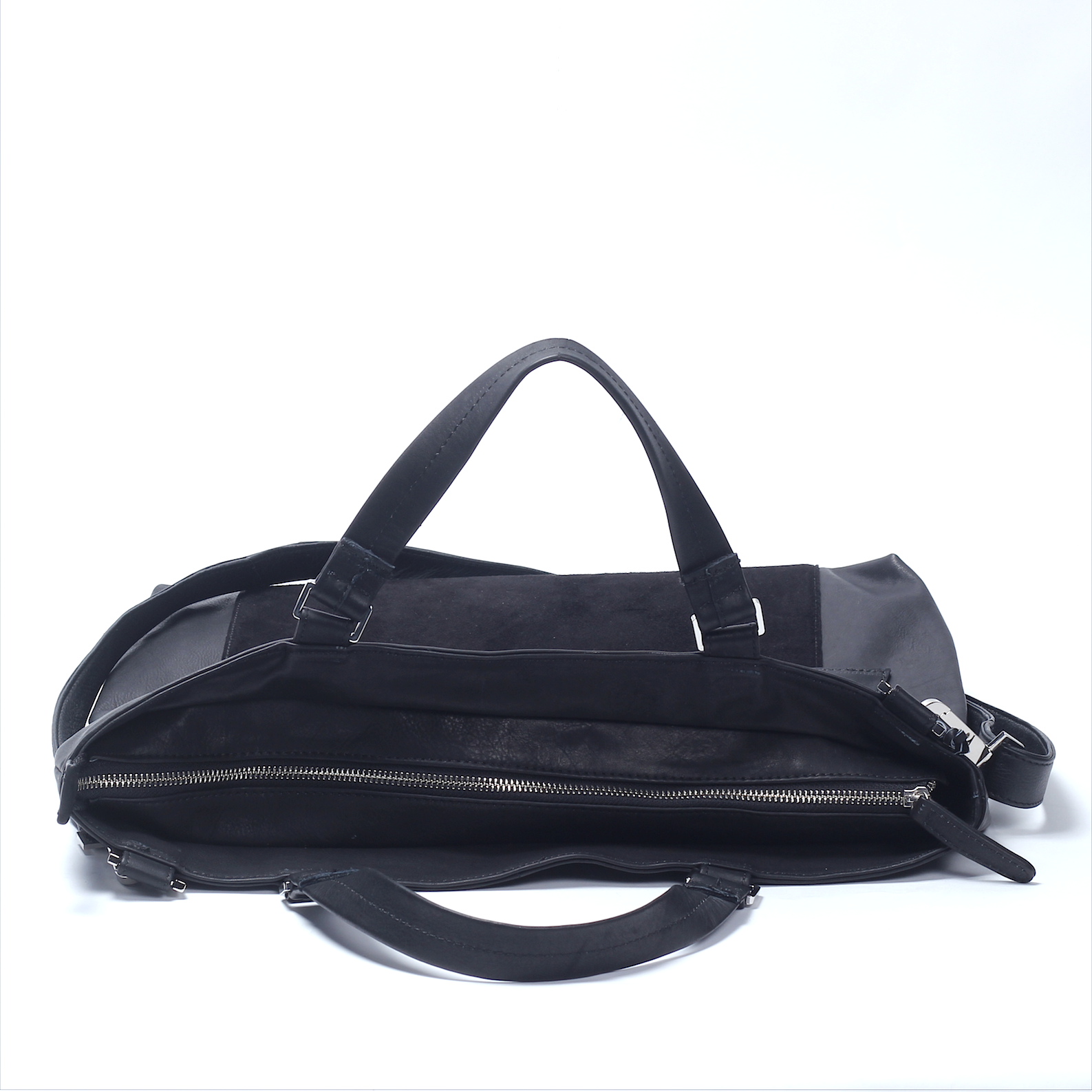 Asymmetric Tote Bag Black